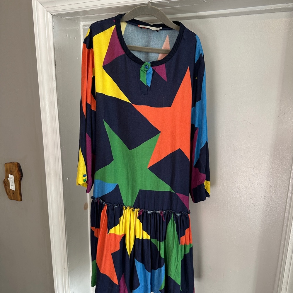 Stella McCarthy Colorful Star Patterned Kids Dress size 12.